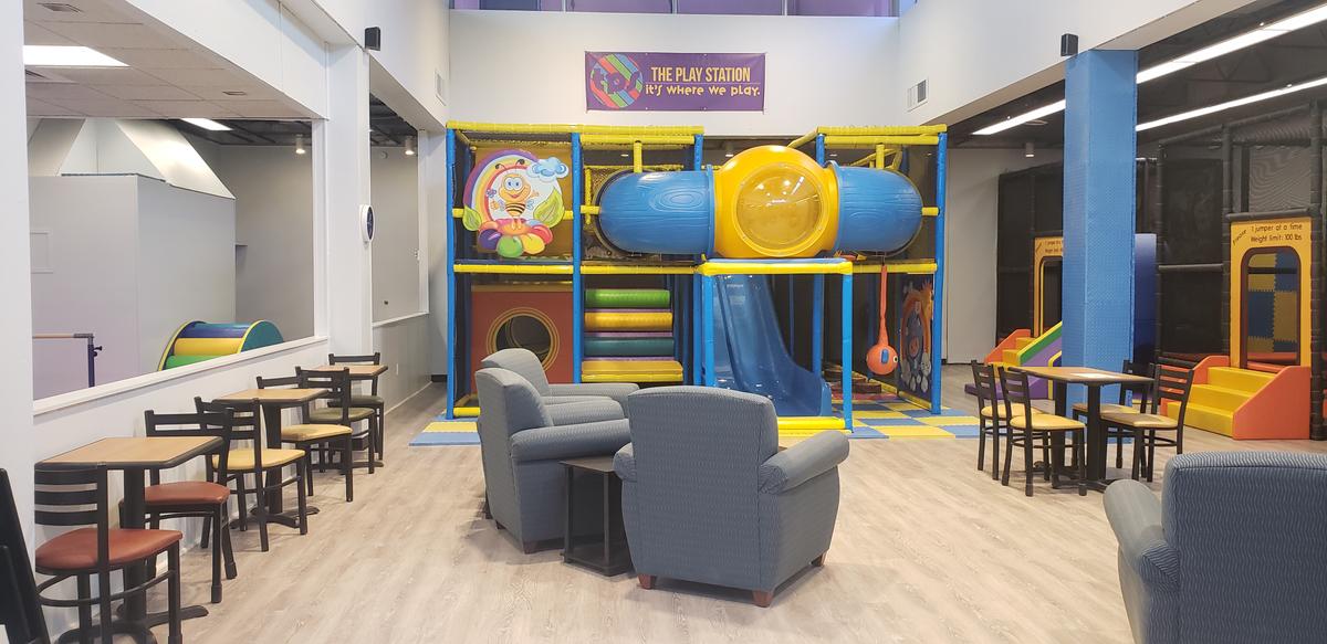 Parent seating area at The Play Station