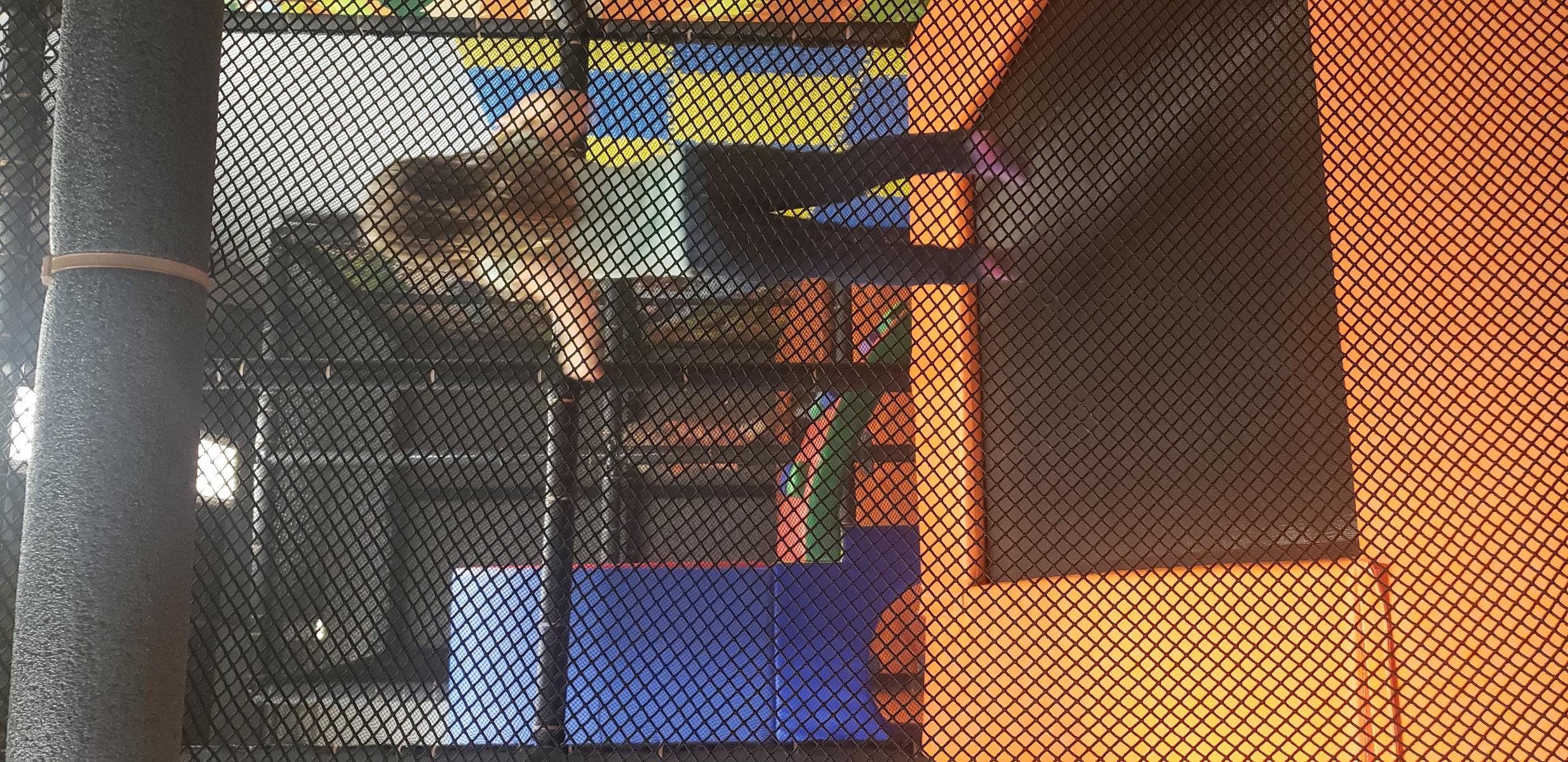 Trampoline area